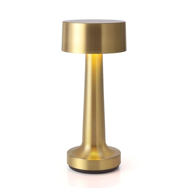 Touch Sensor Bar Rechargeable Table Lamps Gold