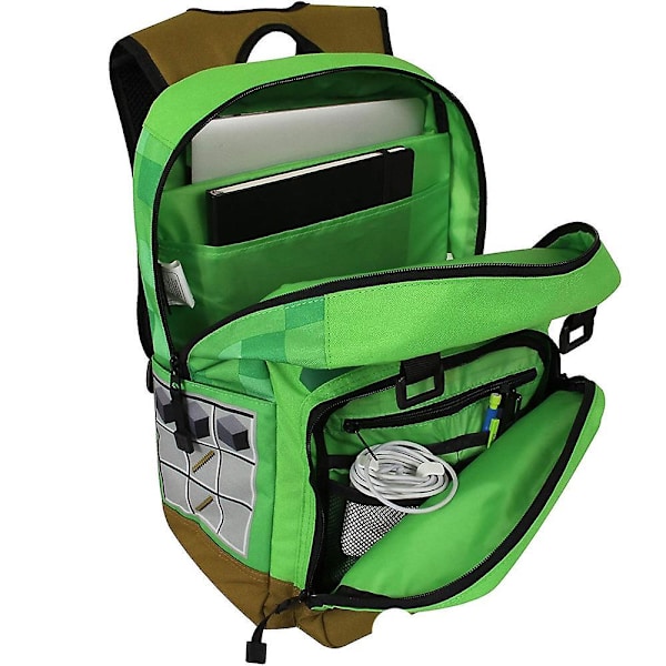 Minecraft skolesekk barneskolesekk ryggsekk color5
