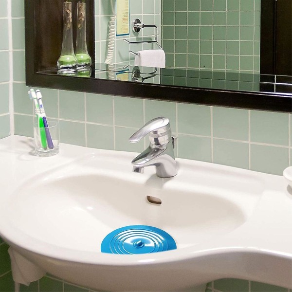 Silikon Flat Vaskepropp - hvit Blue