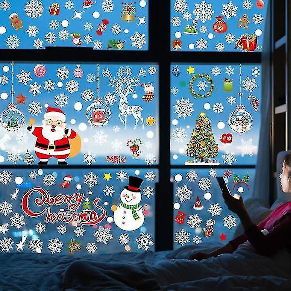 christmas Window Decorations,christmas Window Stickers