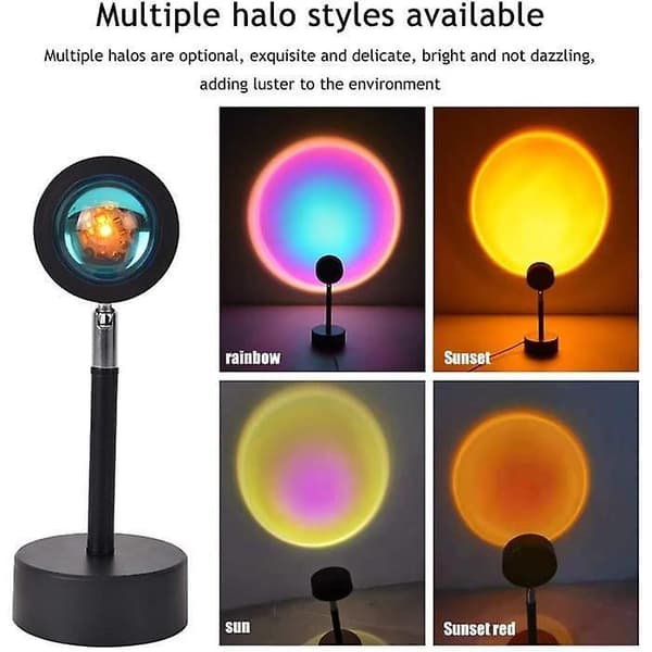 Auringonlaskun heijastus LED-lattiavalaisin (auringonlasku)