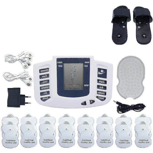 Yyh-electric Tens Muscle Stimulator Digital Muscle Therapy Full Body Massager(full Set)