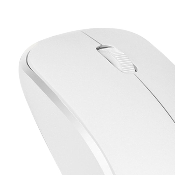 T12 Wireless Mouse 2.4g 1200dpi Mini Ergonomic Rechargeable Computer Silent Gaming Mouse For Pc White