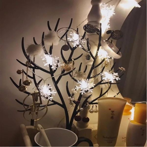 Snowflakes Shape String Lights Party Wedding Christmas Decor Lights