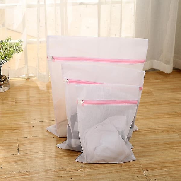 8pcs Mesh Laundry Bags For Delicates With Premium Zipper