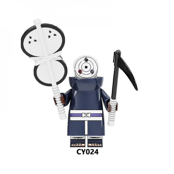 8 stk. Naruto Samlede Børne Byggeklods Minifigur Legetøj