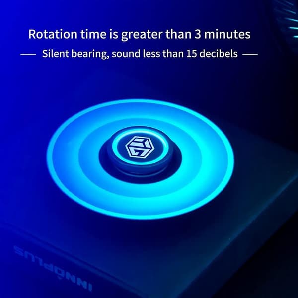 Fidget Spinnerit, Metalliset Sormihyrrät Valoefektillä 2