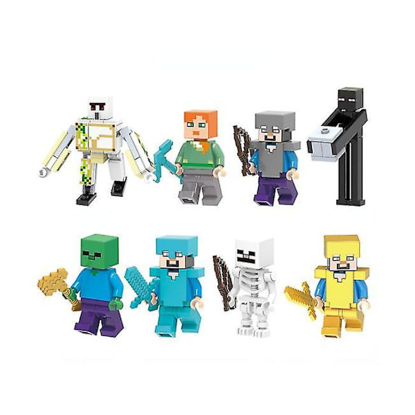 Minecraft Serie Samlet Byggeklods legetøj
