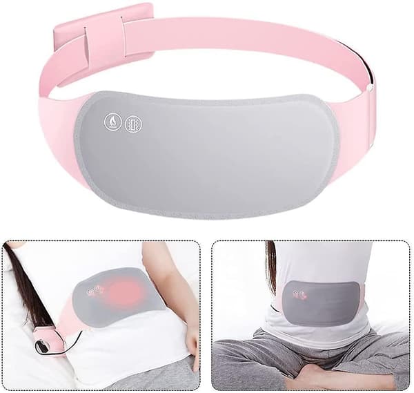 Heating Pad With 3 Level Menstrual For Back Or Belly Pain Relief,grey