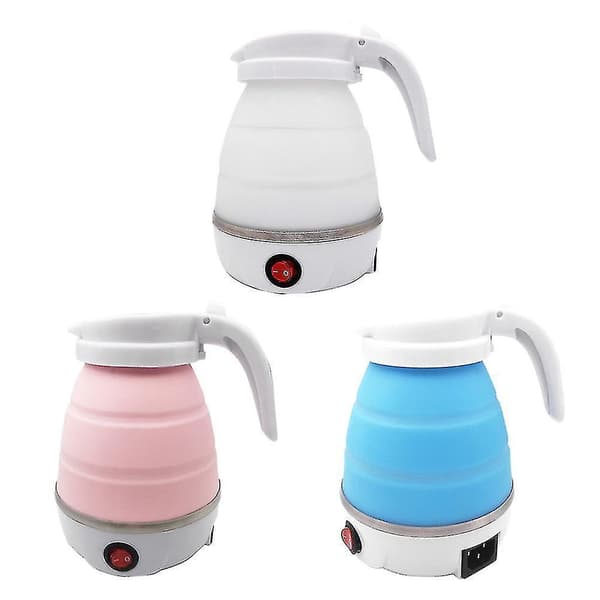 Travel Foldable Electric Kettle Portable Silicone Storage Collapsible Heating Boiler