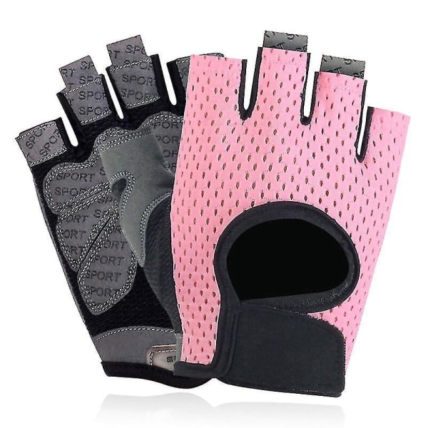 Women Fitness Gym Gloves Half Finger Weightlifting Gloves  Non-slip Gel Pad Bodybuilding Training Cycling