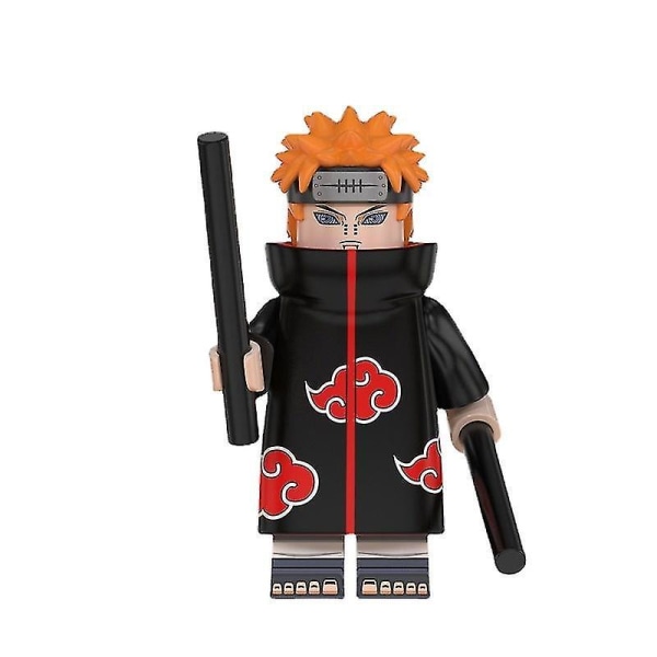 Puzzle Assembling Toys Children's Naruto Series Xiaonan Uchiha Itachi Building Blocks Fighting Minifigure
