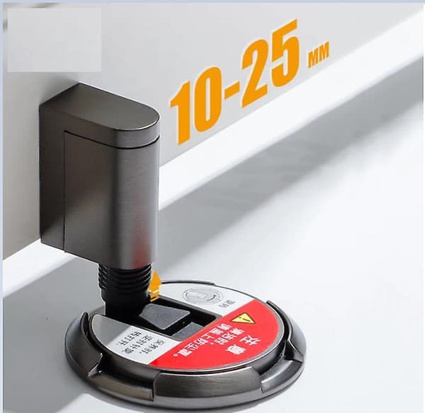 Self-Locking Door Stopper With Adjustable Height color Gold