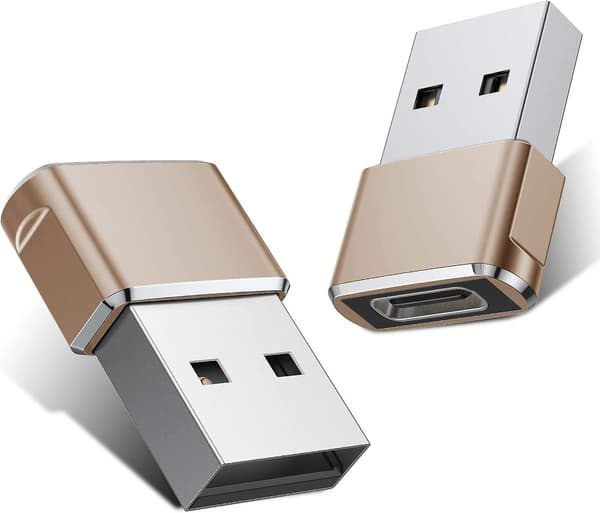 Usb C Hun til Usb Han Adapter 2 Stk,type