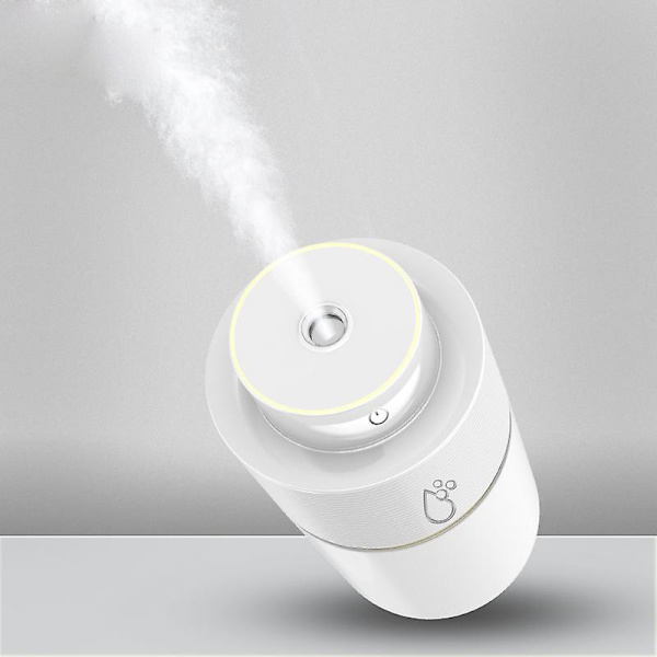 Car Aromas Diffuser Usb Car Humidifier Spray Car Air Purifier Eliminates Odor Led Lights White