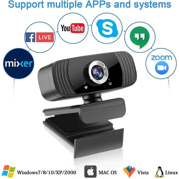Web Camera With Auto Light Correction, For Video Streaming