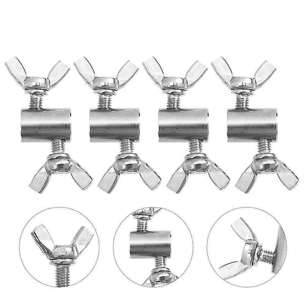 4 stk. Wire Rope Fasteners Professionel Wire Rope Kabelclips Til 6mm Stålwire