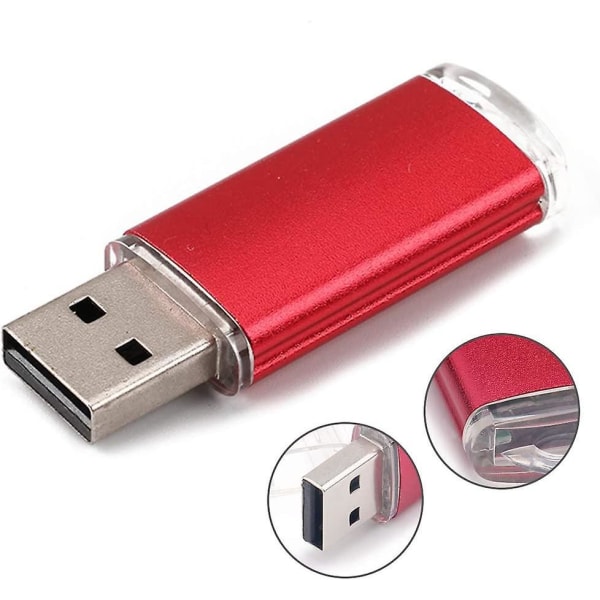 Høyhastighets USB-minnepinne med lokk/USB-minnepinne/minnepinne/datalagring, svart 32 GB