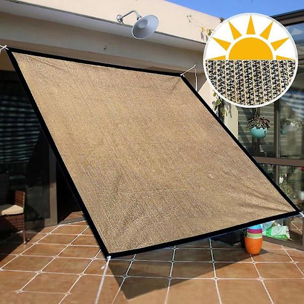 Udendørs Solsejl til Terrasse Rektangel Have Altan Sommer Anti-UV Solly Shelter Markise Biloverdækning 3X2M