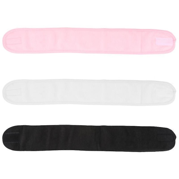 3pcs Spa Facial Headbands For Women, Face Wash Headbands Adjustable Makeup Headband For Washing Cosmetic Shower