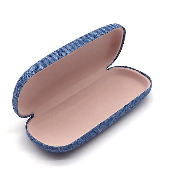 3 Pack Hardshell Glasses Cover Linen Large Glasses Case