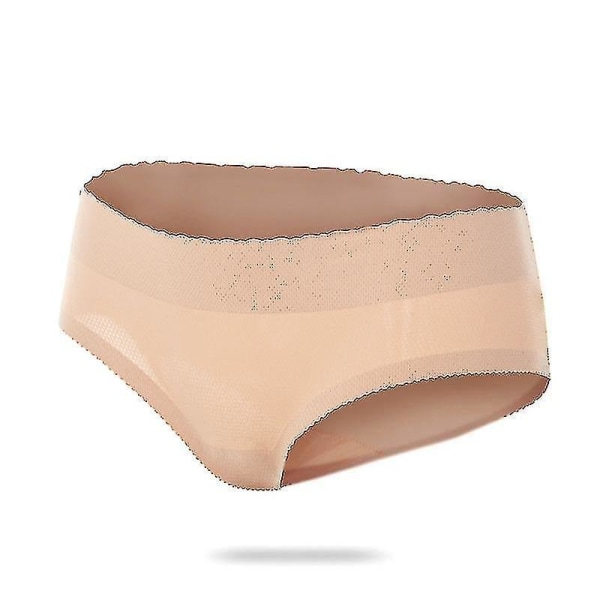 Dametruser med polstring for å løfte baken, formet for å gi en større rumpe Low waist 168beige XL