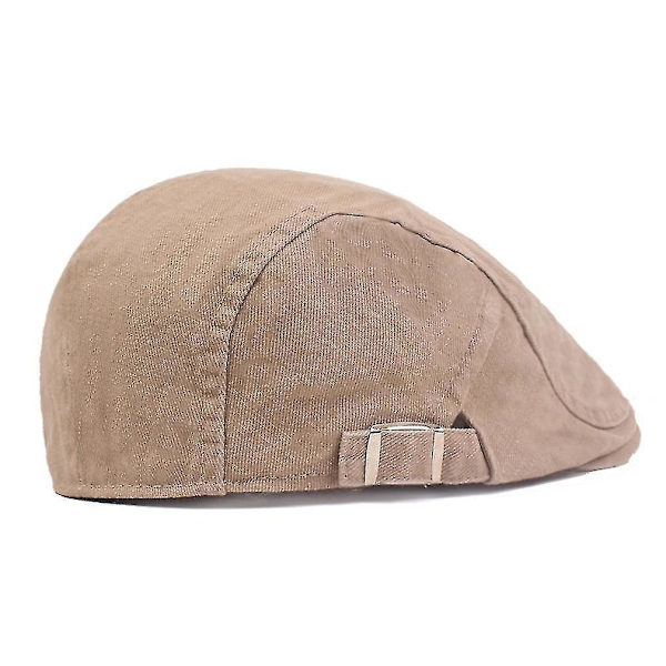 Bomulds Beret Herre Monokrom Kasket Flat Cap Dame
