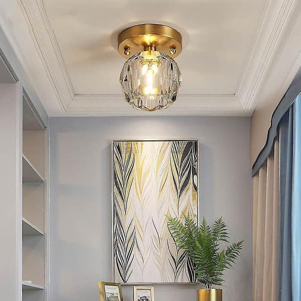 11CM, 220V G9 Without Bulb, Copper Ceiling Light, LED Hall Light