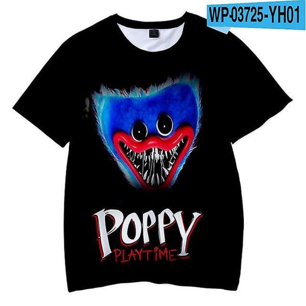 Poppy Cartoon, Summer Short-sleeved T-shirt-e S