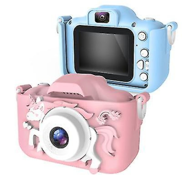 1080p Kids Camera, Unicorn Toddler Camera For Birthday Festival Gift, Digital pink