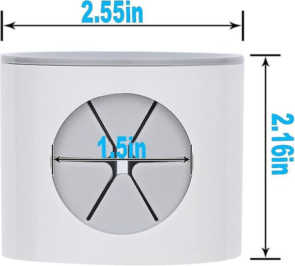 2pcs Electric Toothbrush Holder For Bathroom, Wall Mounted For Space Saving, Bathroom Storage Caddy