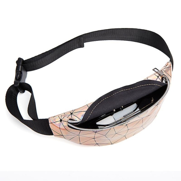 Double Pull Laser Sequin Waterproof Neon Travel Carnival Hiking Outdoor Diamond Pocket Gold