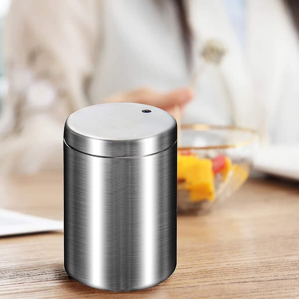 Stainless Steel Toothpick Holder Dispenser, Thickening Toothpicks Container Silver silver