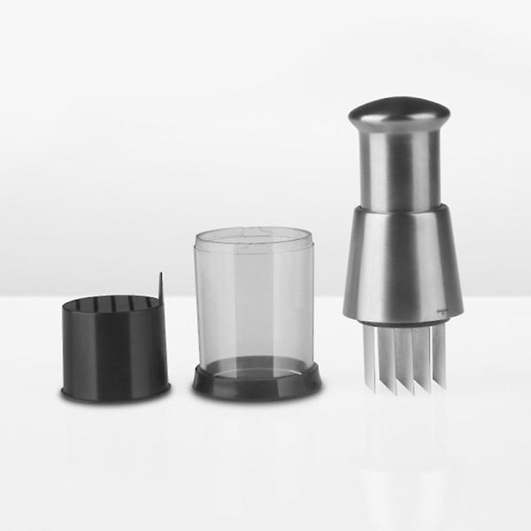 Garlic Chopper Stainless Steel Garlic Cutter Multifunctional Manual Chopping Tool Time Saver For C