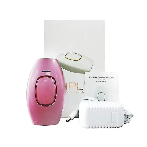 Handset Electric Laser Epilator Ipl 600000 Flash Hair Remover pink