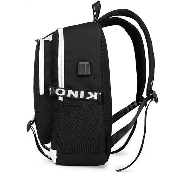 BTS Backpack USB Rechargeable Backpack Large Capacity Student School Bag Color2