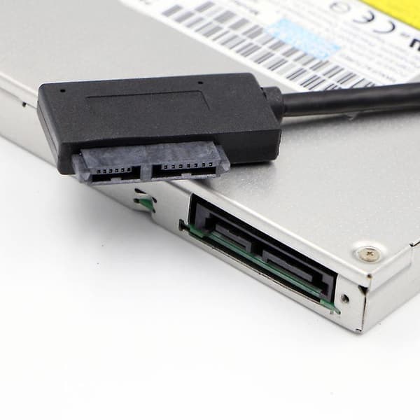Usb2.0 To Mini Sata Ii 7+6 13pin Adapter Converter Cable For Laptop Cd/dvd Rom Slimline Drive Notebook Optical Drive Line