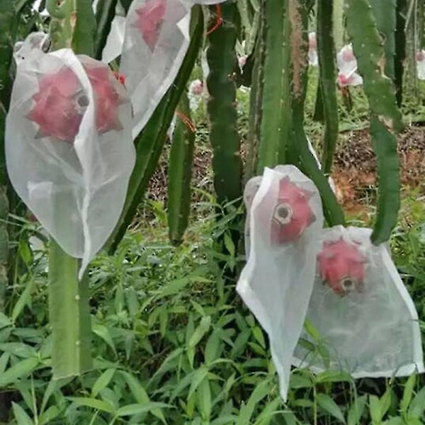 Garden Plant Fruit Protect Drawstring Net Nylon Bag Against Insect Pest Bird