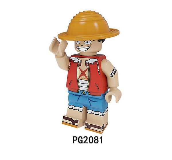 8pcs One Piece Assembled Building Block Mini  Toys