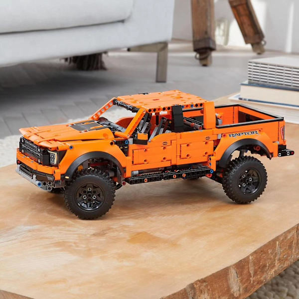 Høyteknologisk Ford Raptors F-150 Pickup Truck Racing Car Moc 42126 Byggekloss Klosser Pedagogiske Leker For Barn Julegaver Uten Esken Uten Original Esken