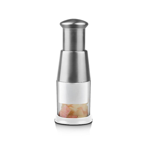 Garlic Chopper Stainless Steel Garlic Cutter Multifunctional Manual Chopping Tool Time Saver For C