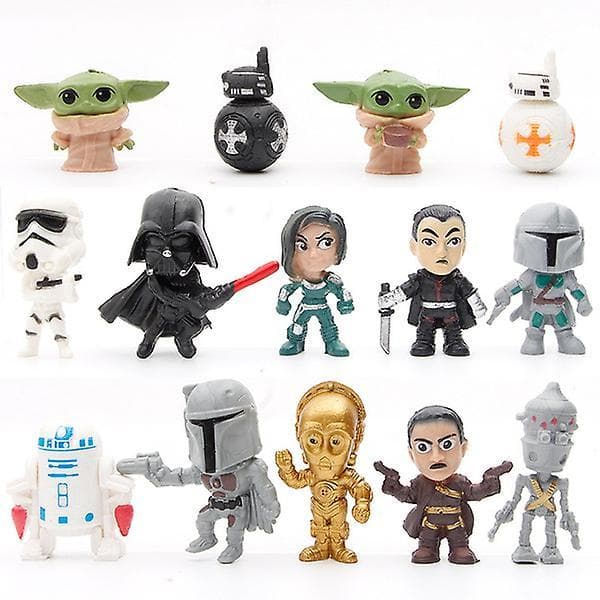 14 stk. Actionfigurer Modell Leker For Barn Julegave