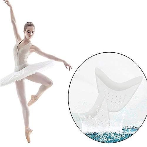 3 Pairs Ballet Silicone Toe Caps Ballet Pointe Pads Toe Sleeves Tip Protector Half Full Toe Protection Protector White