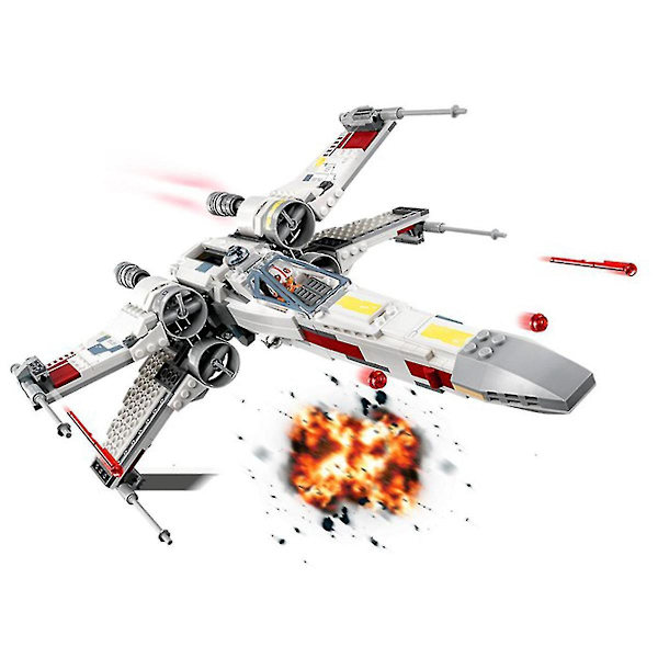 05145 05004 First Order Poe's X Wing Fighter Byggeklodser Klodser Krigslegetøj til Børn Kompatibel med 75102 Julegave Style 1 uden Original Æske