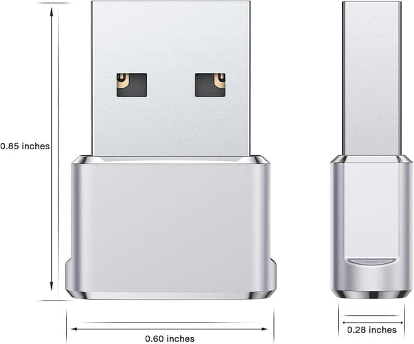 Usb C naar Usb-adapter 2 kpl, tyypi