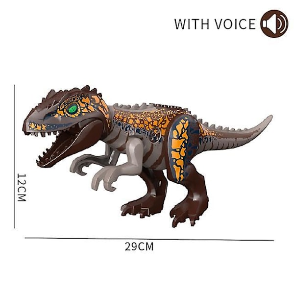 Brutal Raptor Building Jurassic Blocks World Mini Dinosaur Figures Bricks Dino Toys For Children Dinosaurios M