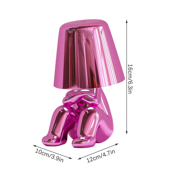Little Golden Man Led Table Lamps Touch Control Dimmable Lamp Bar Night Light Multicolor