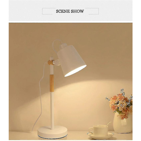 Modern Led Desk lamp adjustable Table Lamp(White)
