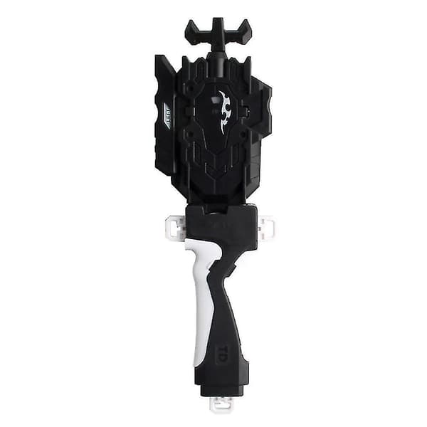 Betterlifefg-beyblade Burst Bey Launcher Lr String Launcher + Grip Sæt Børns Kamp Legetøjsgave, Sort, 6x4x10cm