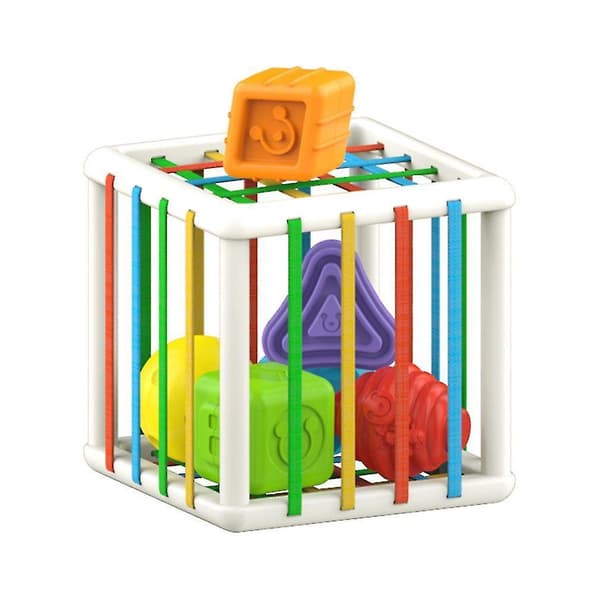 Sorting Toy Children Early Education Magic Cube Building Blocks Plug Toy Ultrasonic Clamping Process Gift